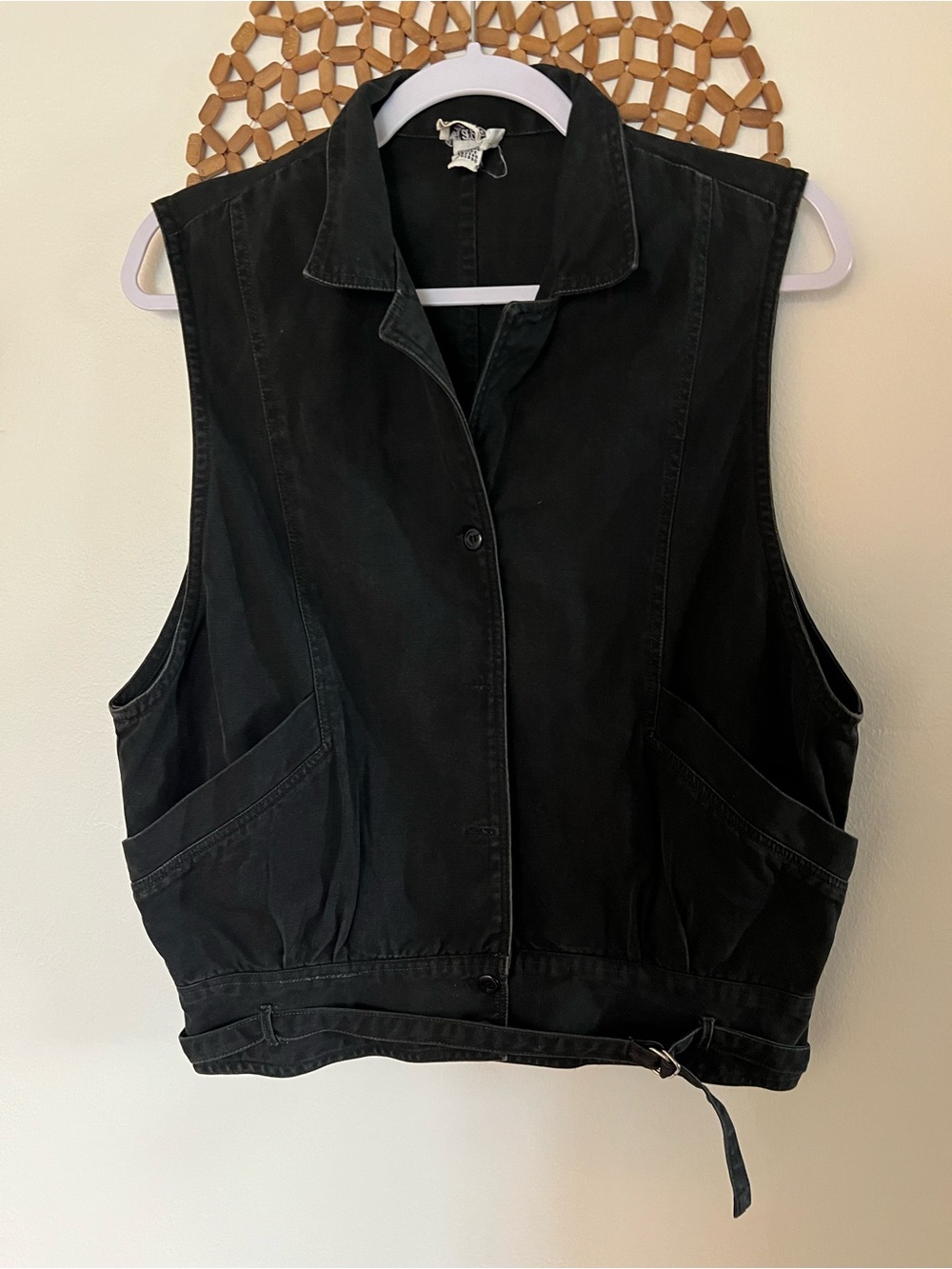 Vintage canvas vest